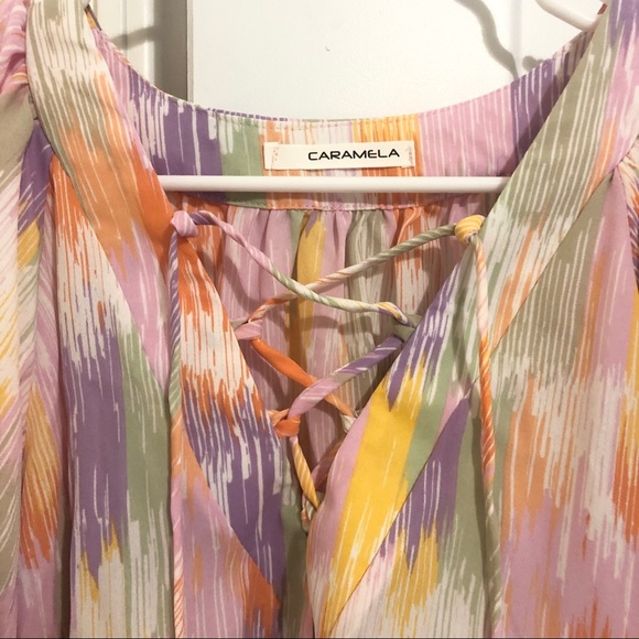 Multicolor Watercolor Blouse Size: Medium - Picture 2 of 5